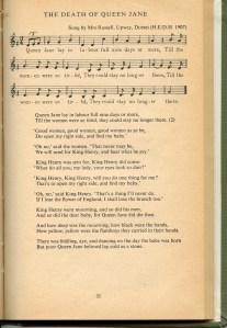 death of queen jane ballad image