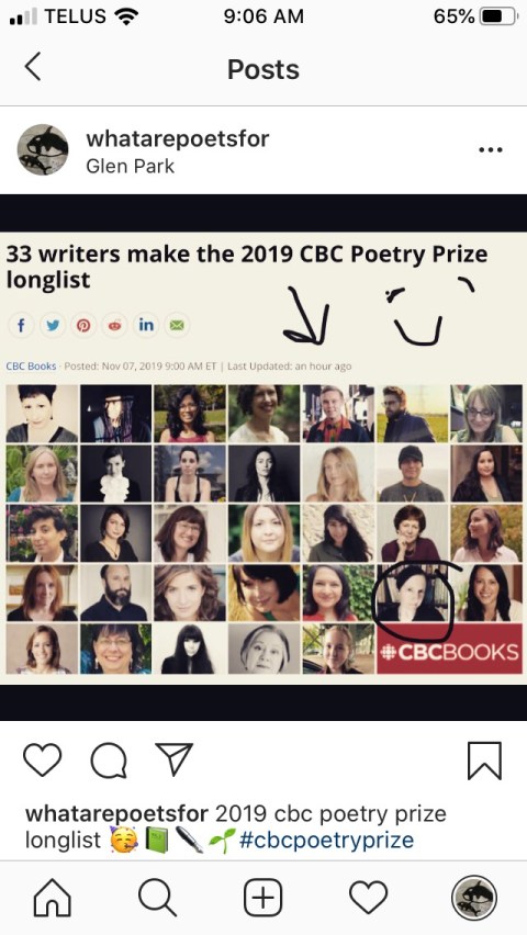 cbc 2019 poetry prize long list