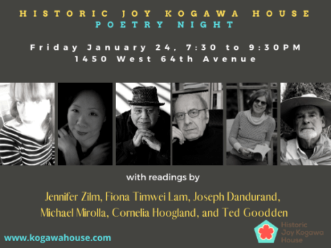 joy kogawa house reading 2020