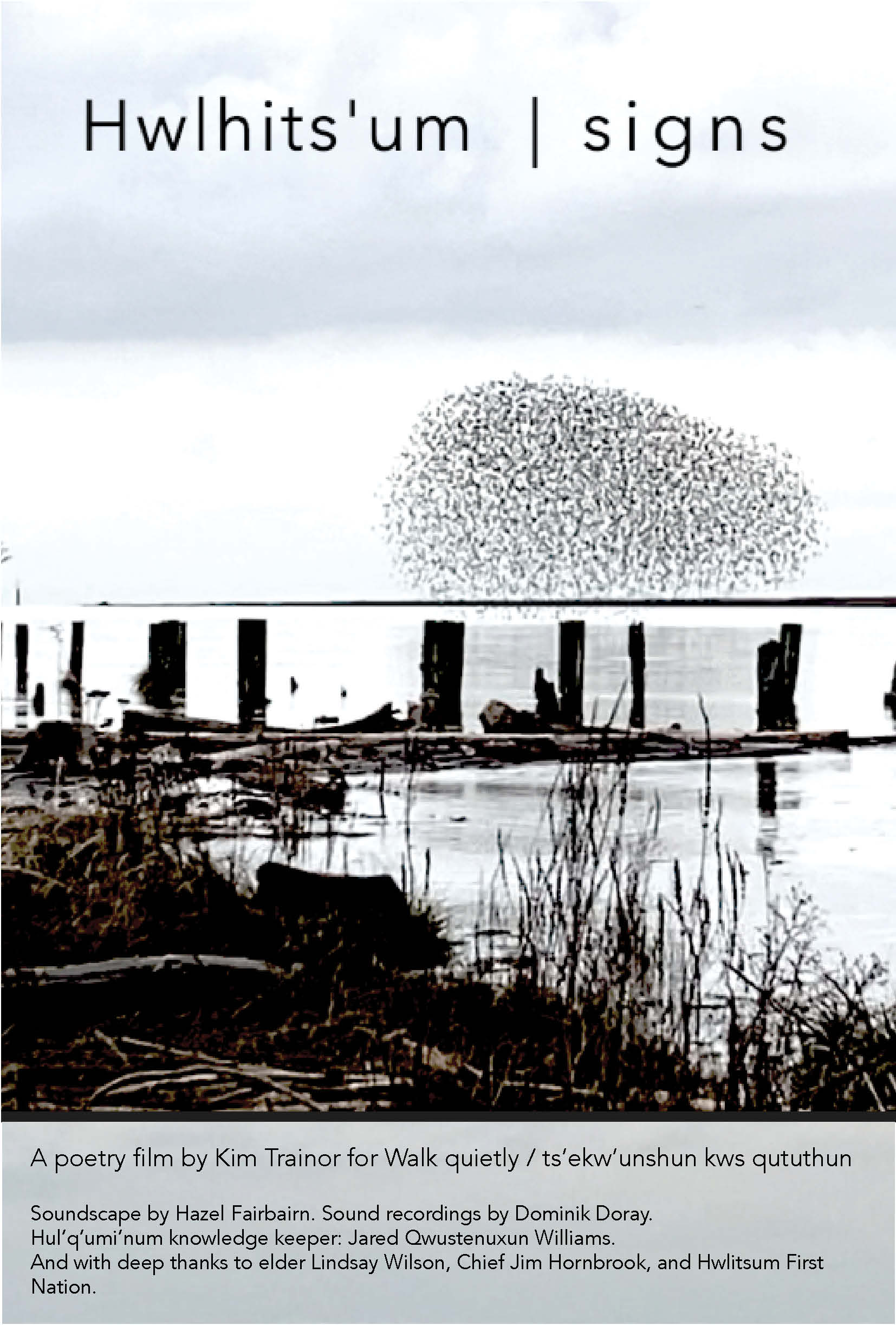 Hwlhits’um | signs (poster)